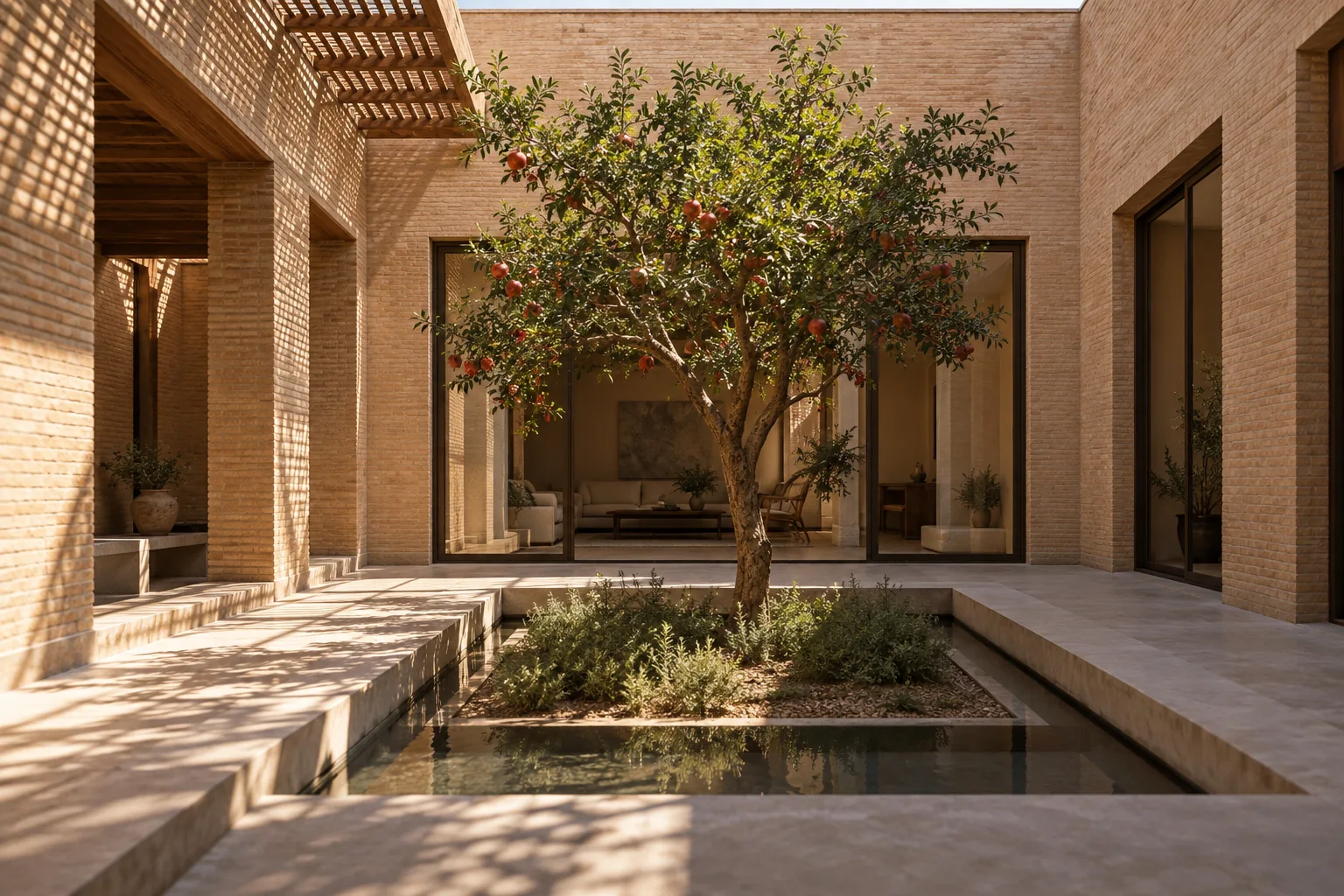 پروژهٔ معماری مفهومی Courtyard House