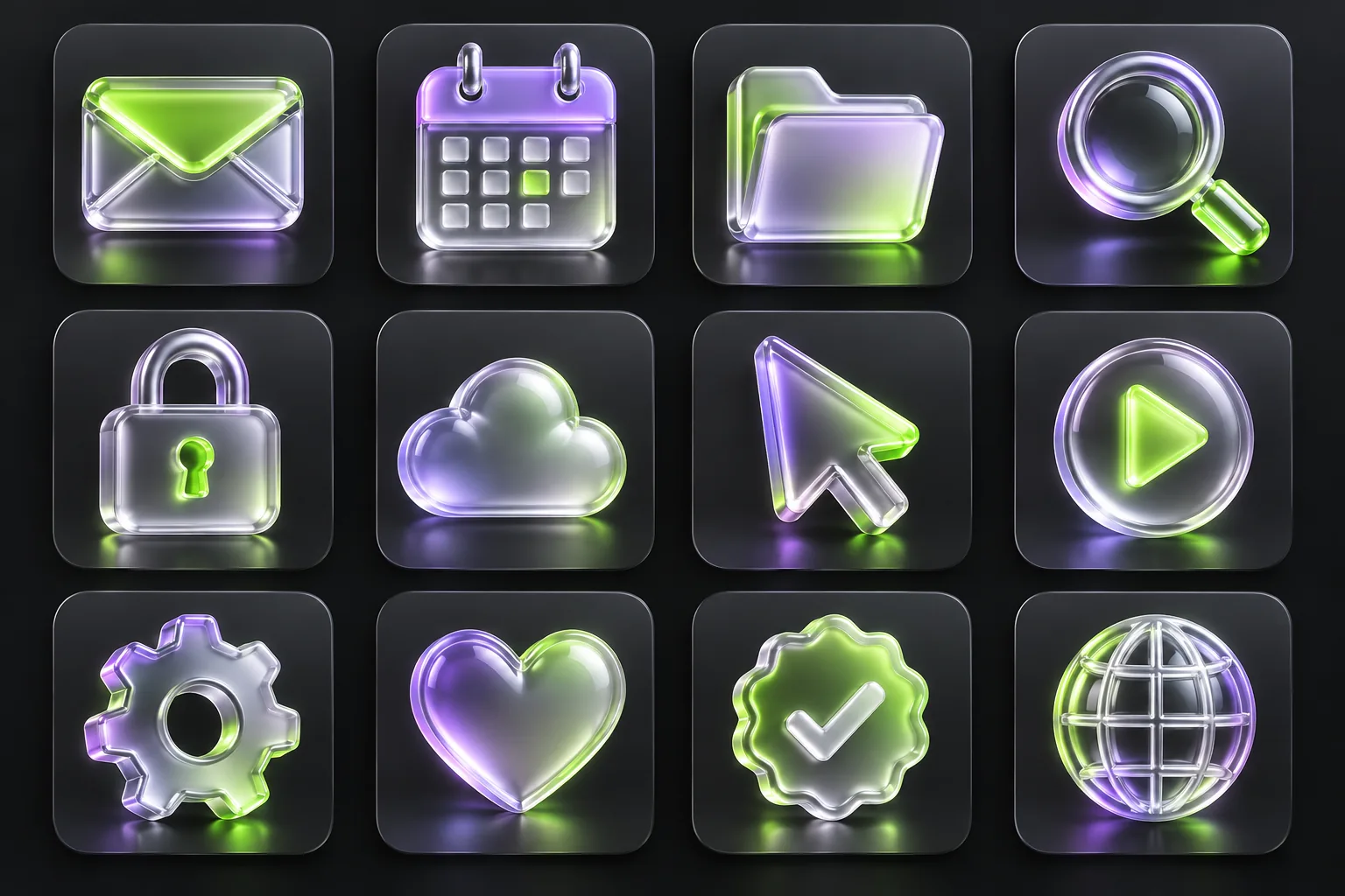 محصول مفهومی Prism Icon Library